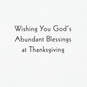 Thanks and Blessings Religious Thanksgiving Cards, Pack of 10, , large image number 2