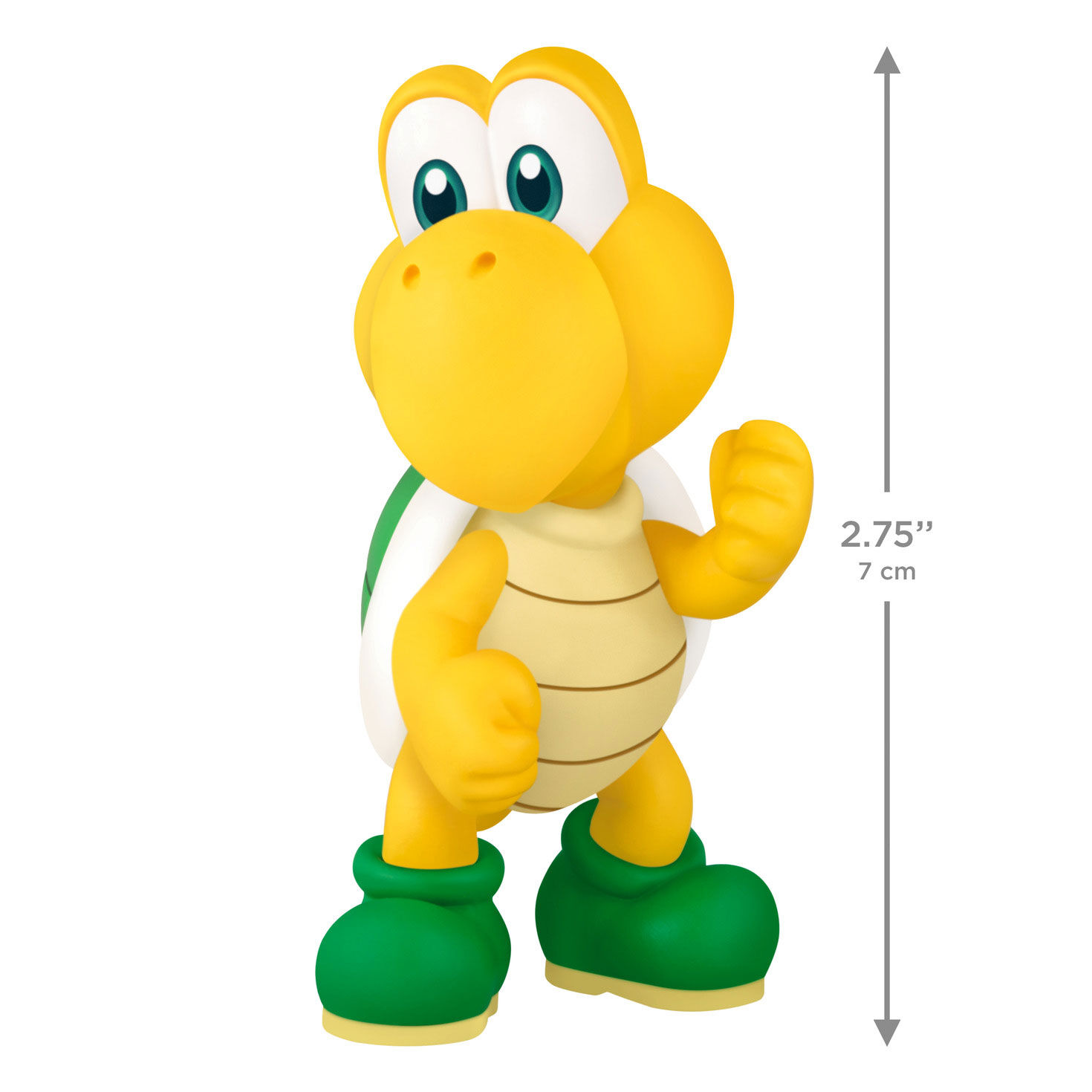 Super Mario Koopa Troopa Keepsake Ornament measurement image number 3