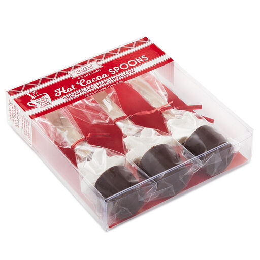 Melville Candy Snowflake Marshmallow Hot Cocoa Spoons, Set of 3, 