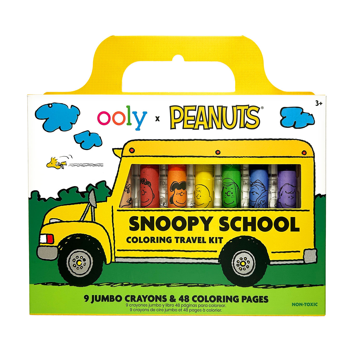 Ooly Peanuts Snoopy School Coloring Travel Kit