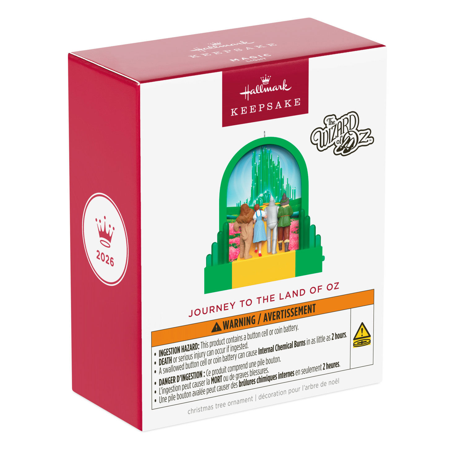 Wizard of Oz to Emerald City Keepsake Ornament Package front image number 7