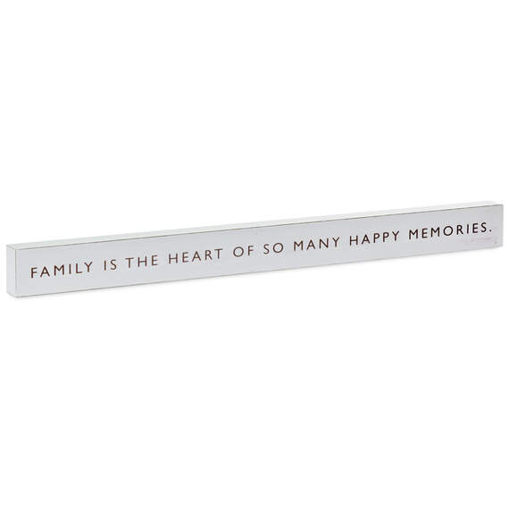 Family Is the Heart Wood Quote Sign, 23.5x2, , large image number 1
