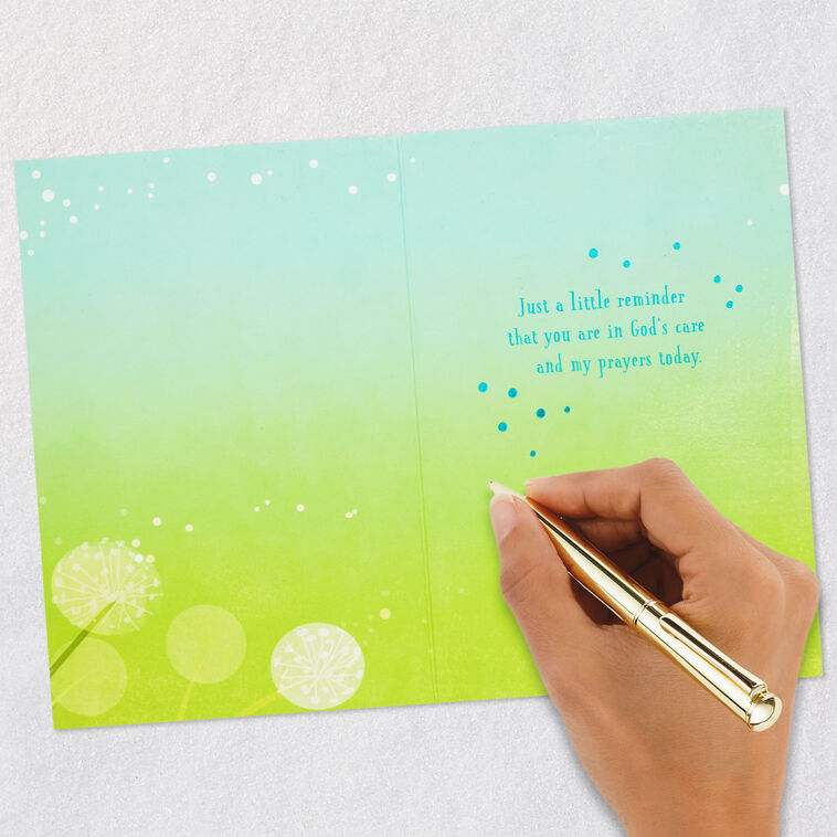 In God's Care and My Prayers Religious Support Card, , large image number 6