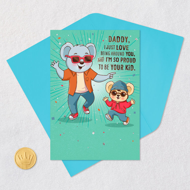 Proud To Be Your Kid Birthday Card for Dad, , large image number 5
