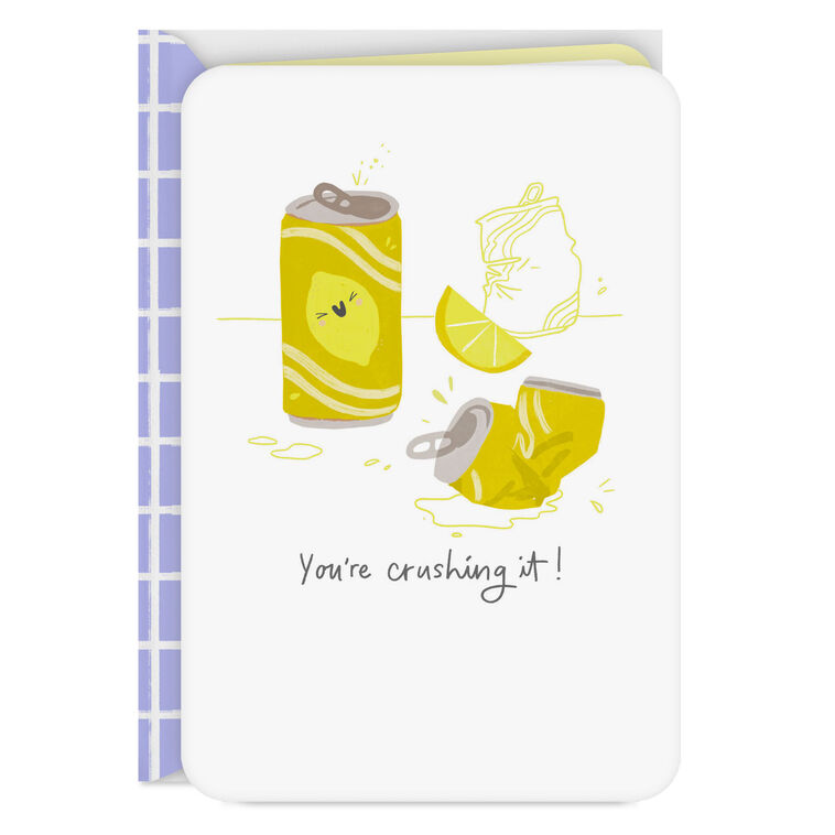 You're Crushing It Congratulations Card