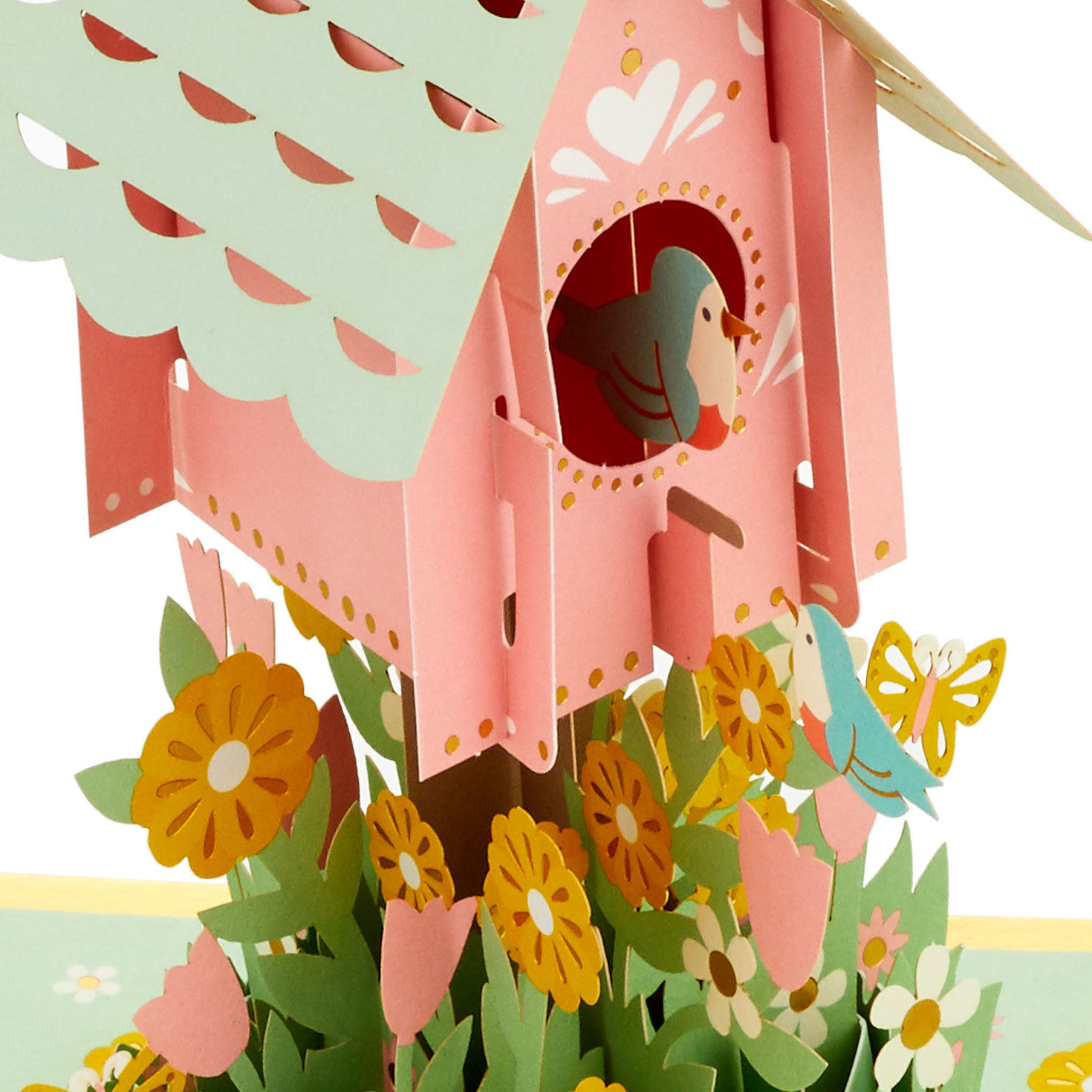 Birdhouse 3D Pop-Up Mother's Day Card for Mom card front detail image number 5