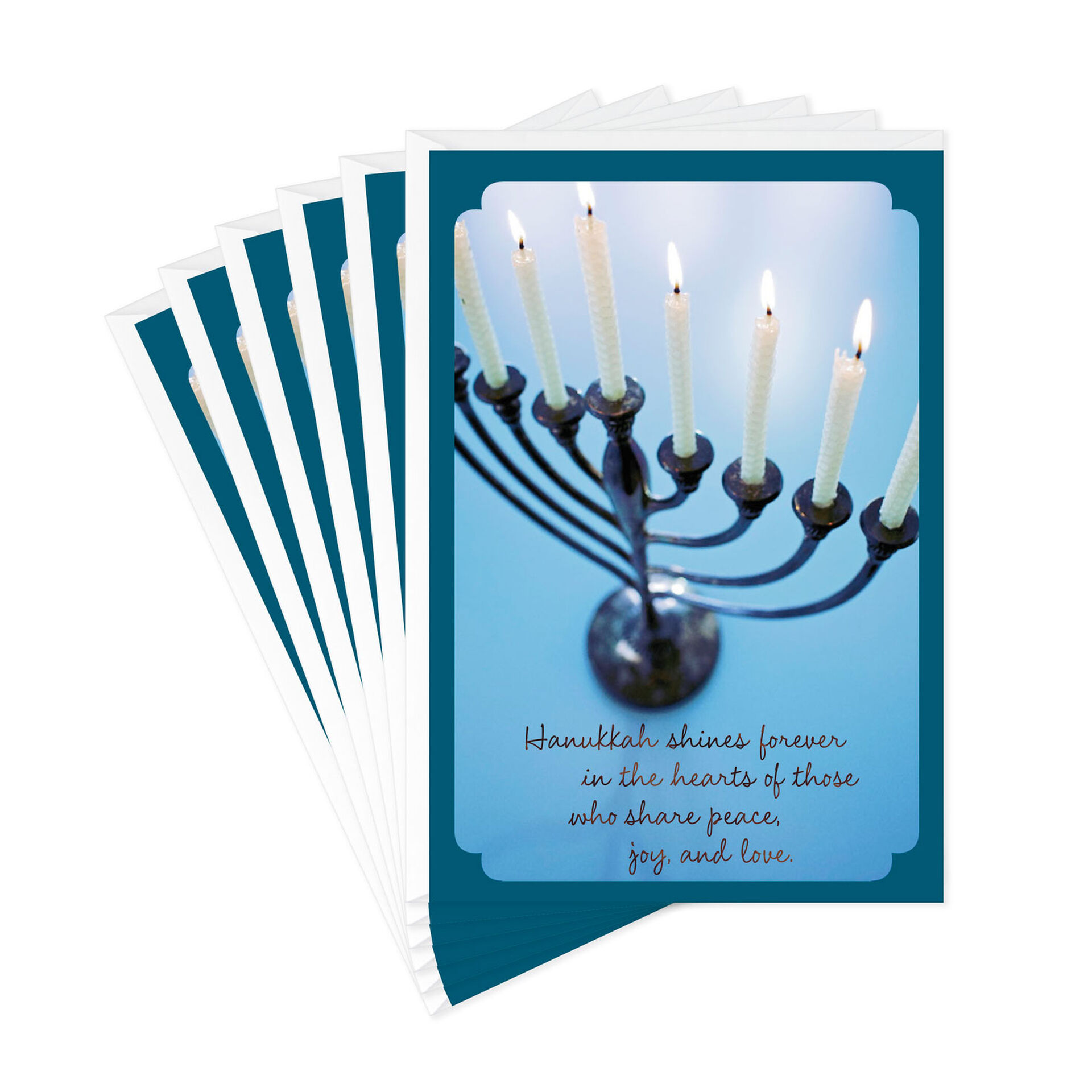 Light the Menorah Hanukkah Card, Pack of 6 Boxed Cards Hallmark