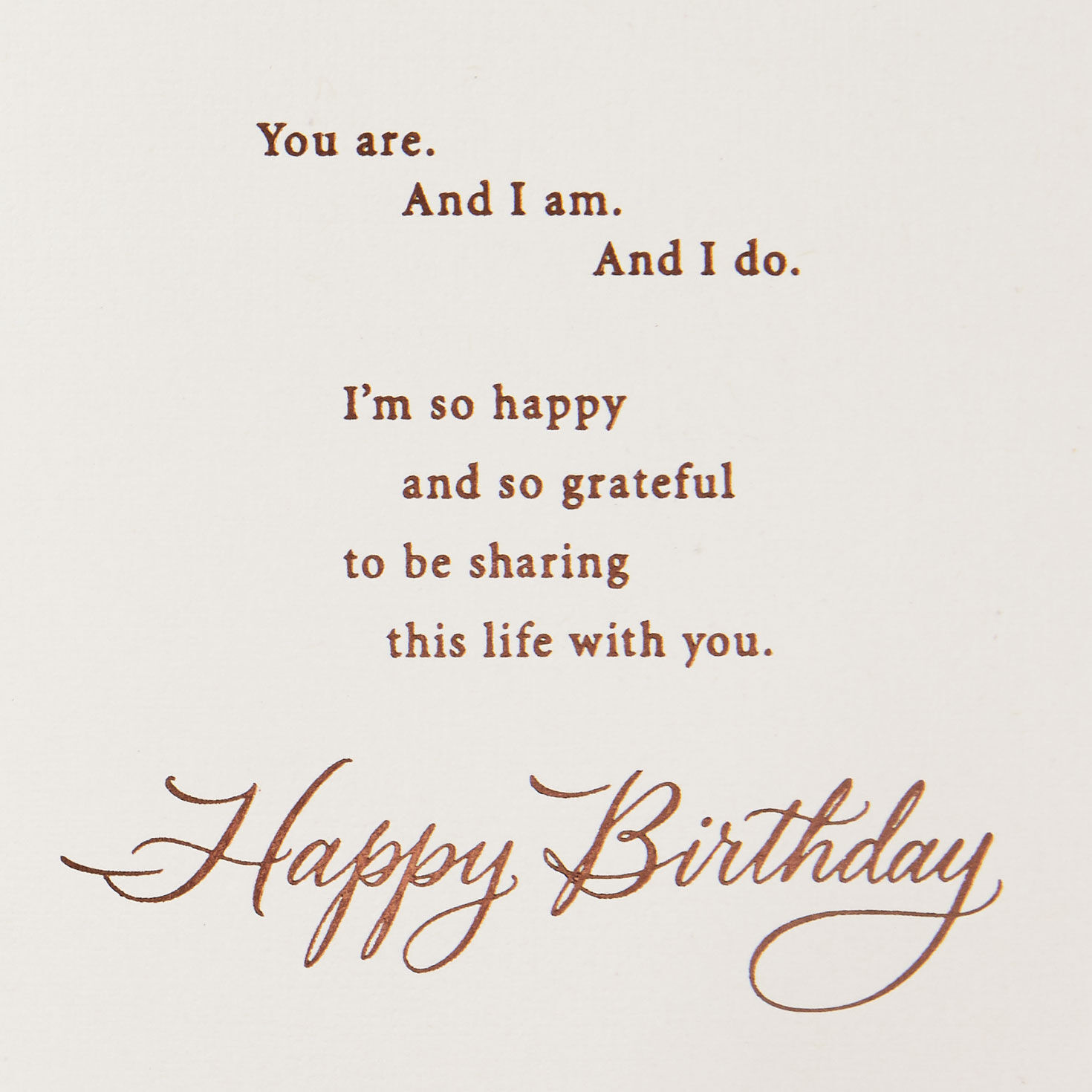 Grateful for You Birthday Card for Husband for only USD 5.99 | Hallmark