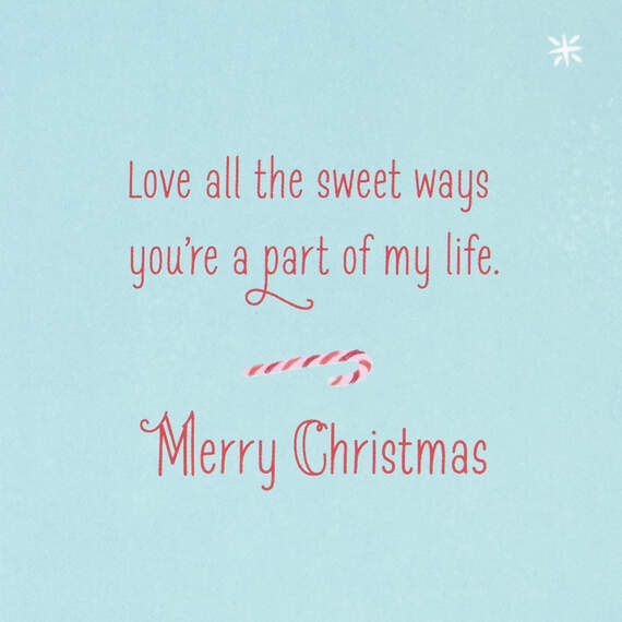 You're a Sweet Part of My Life Christmas Card for Friend, , large image number 2