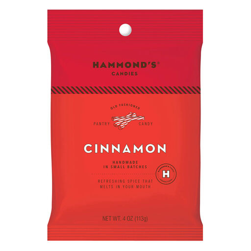 Hammond's Cinnamon Drops Candy, 4 oz. Bag, 