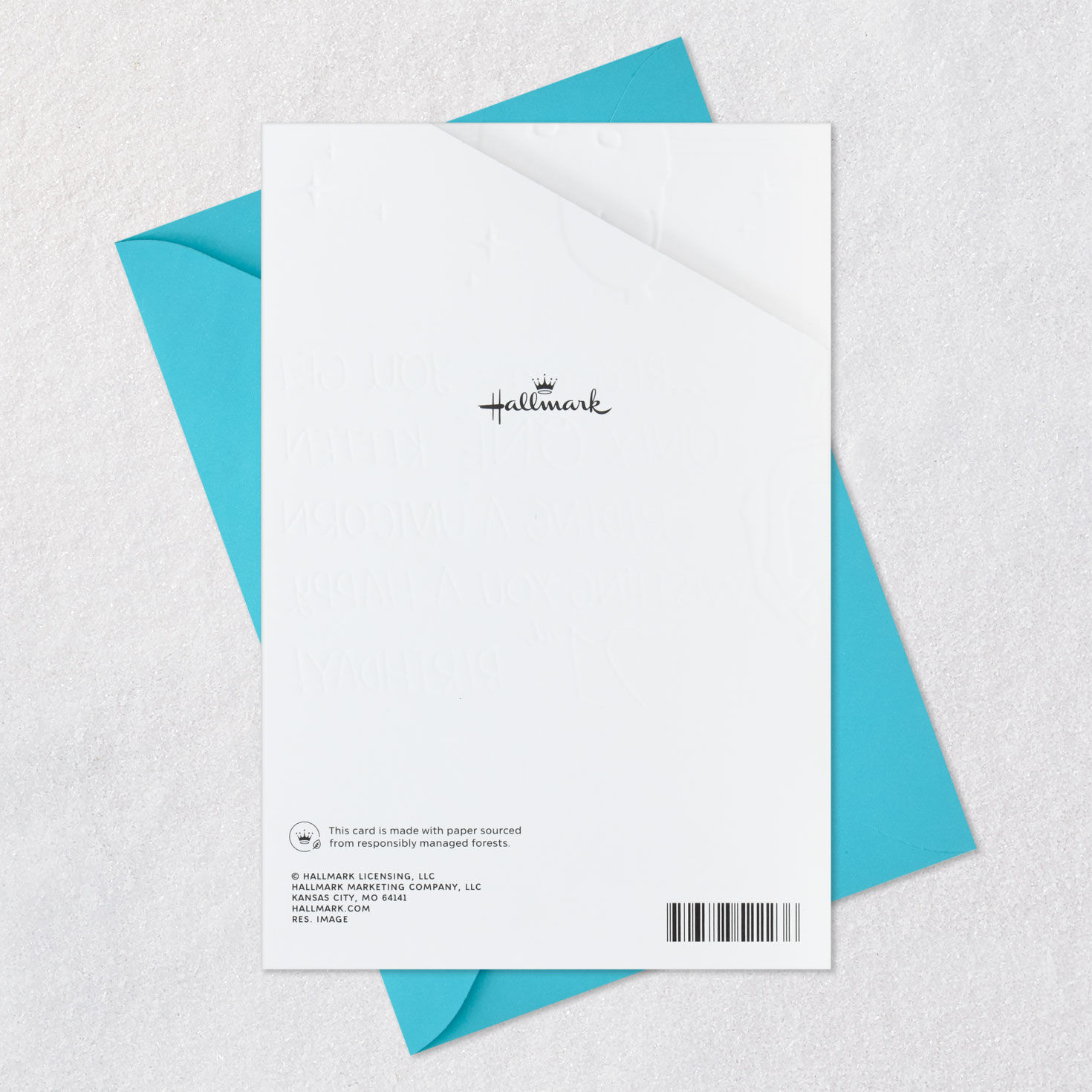 Cat on Rainbow Unicorn Pop-Up 21st Birthday Card Card Back with Envelope image number 7