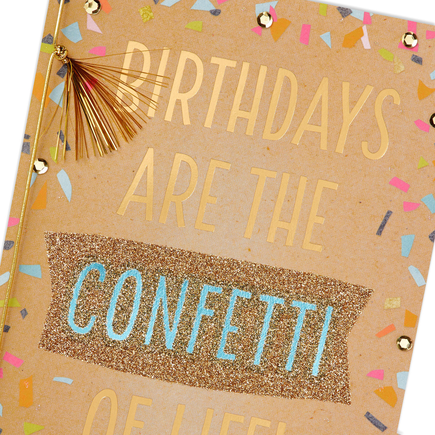 Confetti of Life Birthday Card, , large image number 4