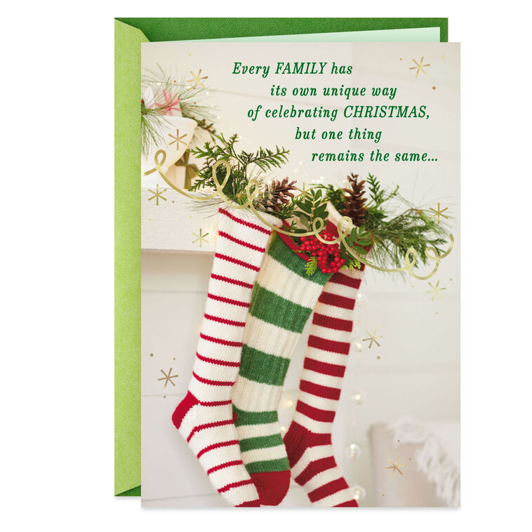 Grateful We Have Each Other Christmas Card for Family