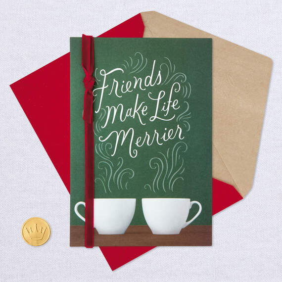 Friends Make Life Merrier Christmas Card, , large image number 5