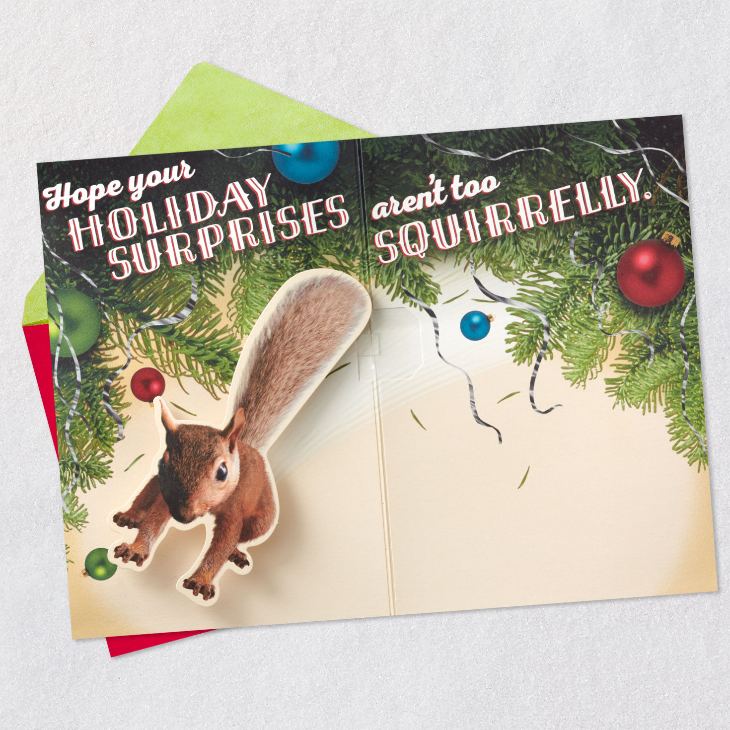 Clark Griswold Funny Pop-Up Christmas Card With Sound Open card with envelope image number 4