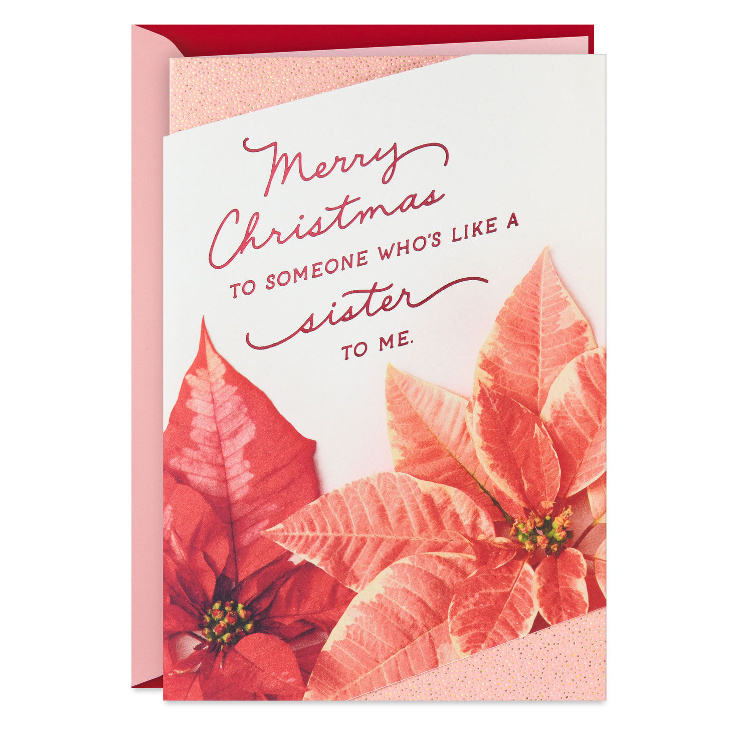 You're Like a Sister to Me Christmas Card for Sister-in-Law