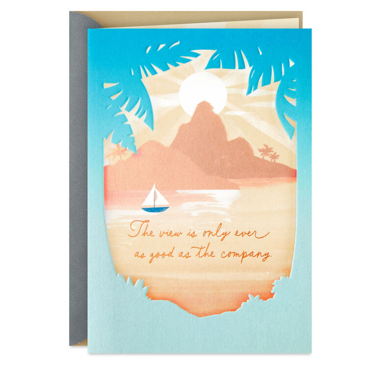 Wishing You the Good Life Side by Side Anniversary Card