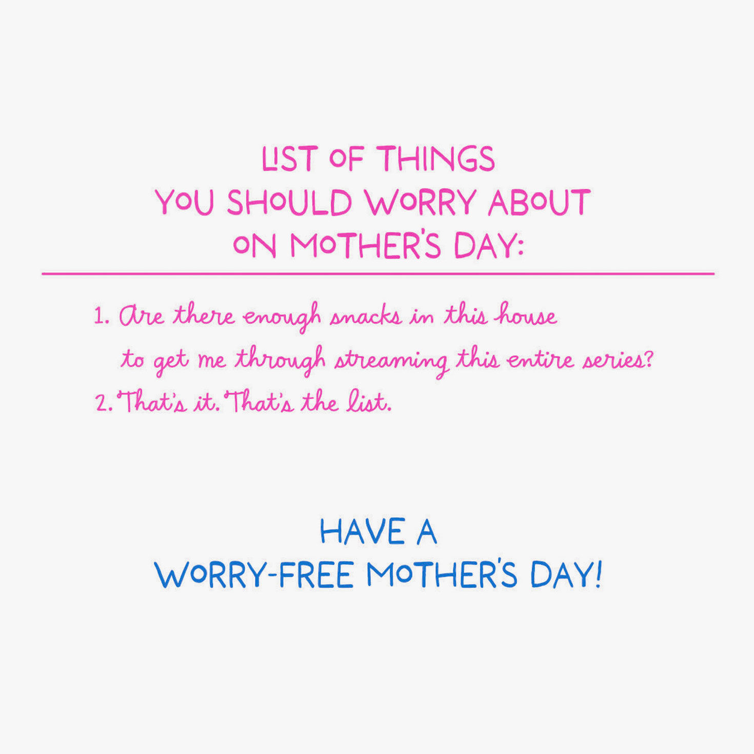 Dog Watching TV on Couch Funny Mother's Day Card  image number 2