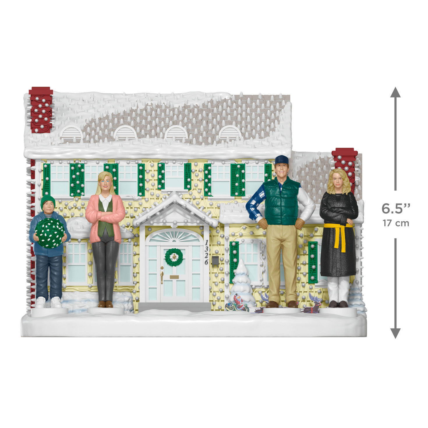 Griswold House and People Tabletop Decoration measurement image number 3