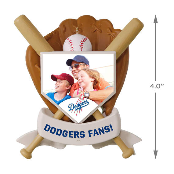 MLB Baseball Personalized Photo Ornament, Dodgers™, , large image number 4
