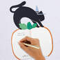 Black Cat on Pumpkin Honeycomb 3D Pop-Up Halloween Card, , large image number 7