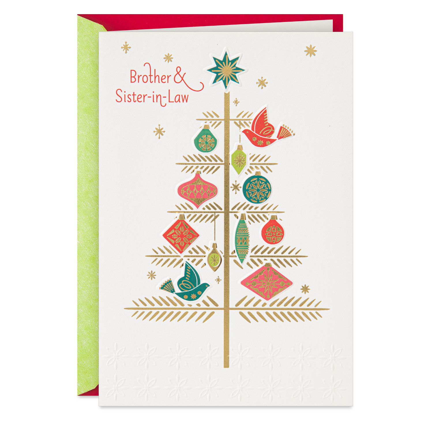 You're Family and Friends Christmas Card for Brother and Sister-in-Law