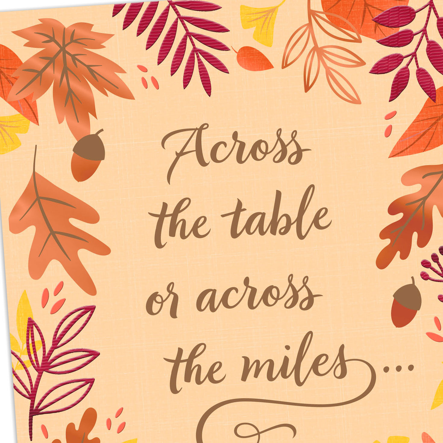 We're Always Together at Heart Thanksgiving Card for only USD 4.29 | Hallmark