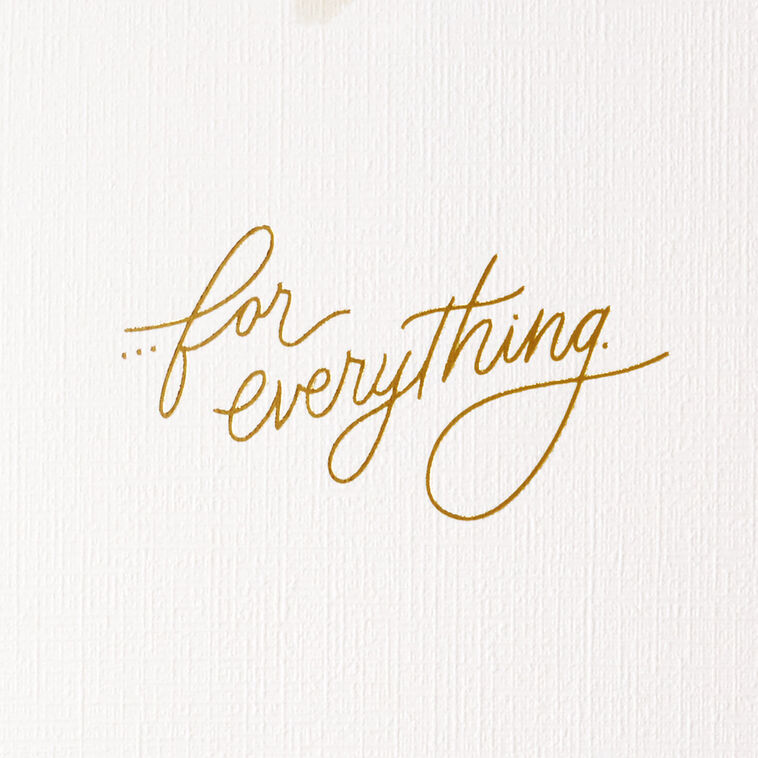 Abstract Brushstroke Signature Thank You Card sentiment image number 2