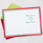 Green and Gold Christmas Card Open card with envelope image number 3