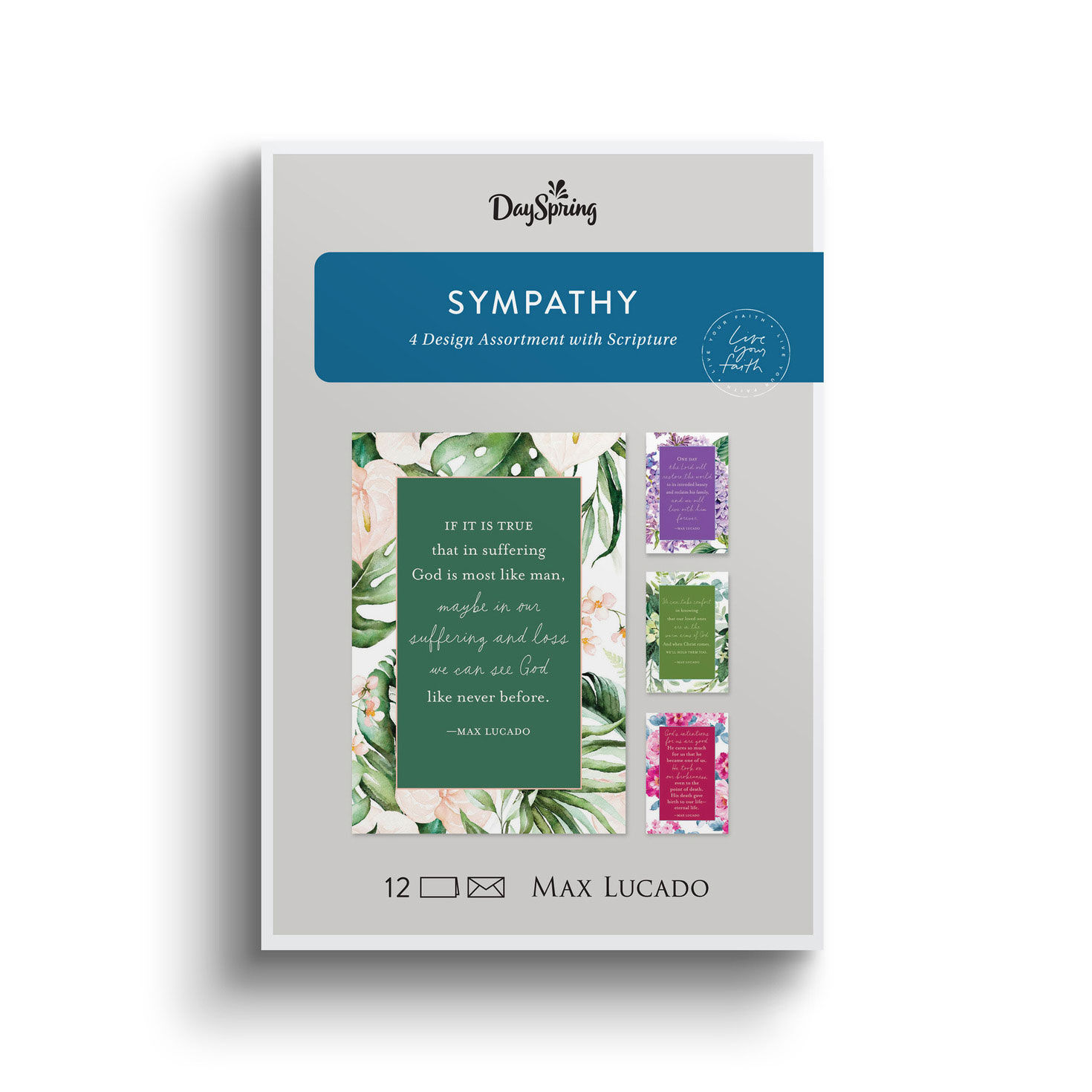 Max Lucado DaySpring Sympathy Cards Assortment package front image number 2
