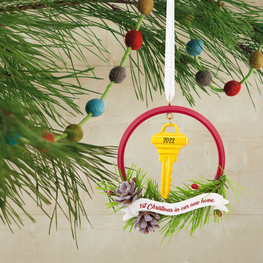 1st Christmas in New Home 2021 Hallmark Ornament, 