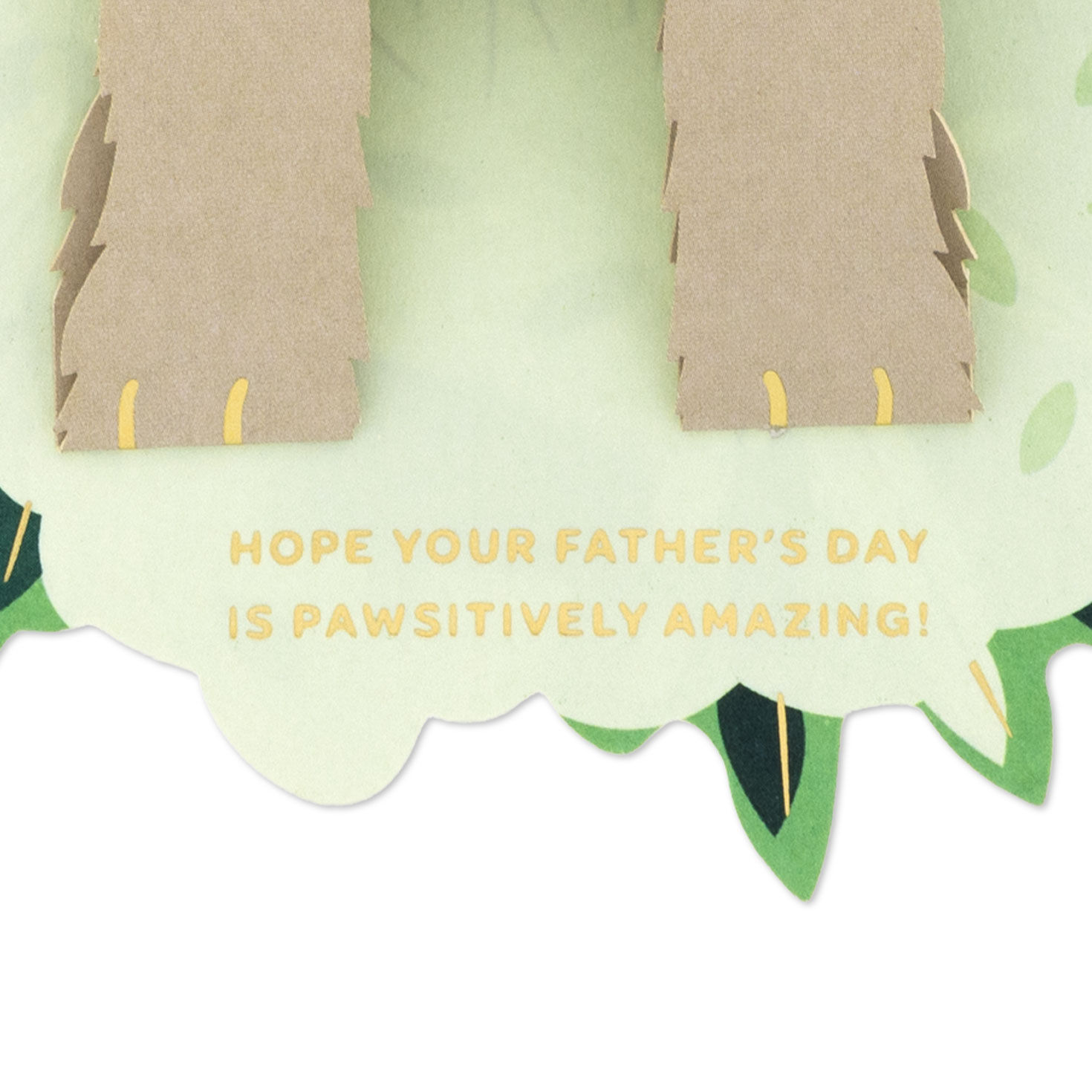 Paper Craft Puppy Dog Pop-Up Father's Day Card sentiment image number 3