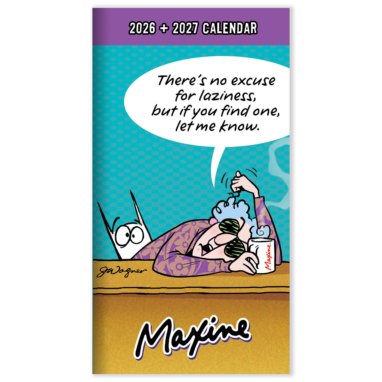 Time Factory Hallmark Maxine Funny 2026-2027 Small Monthly Pocket Planner