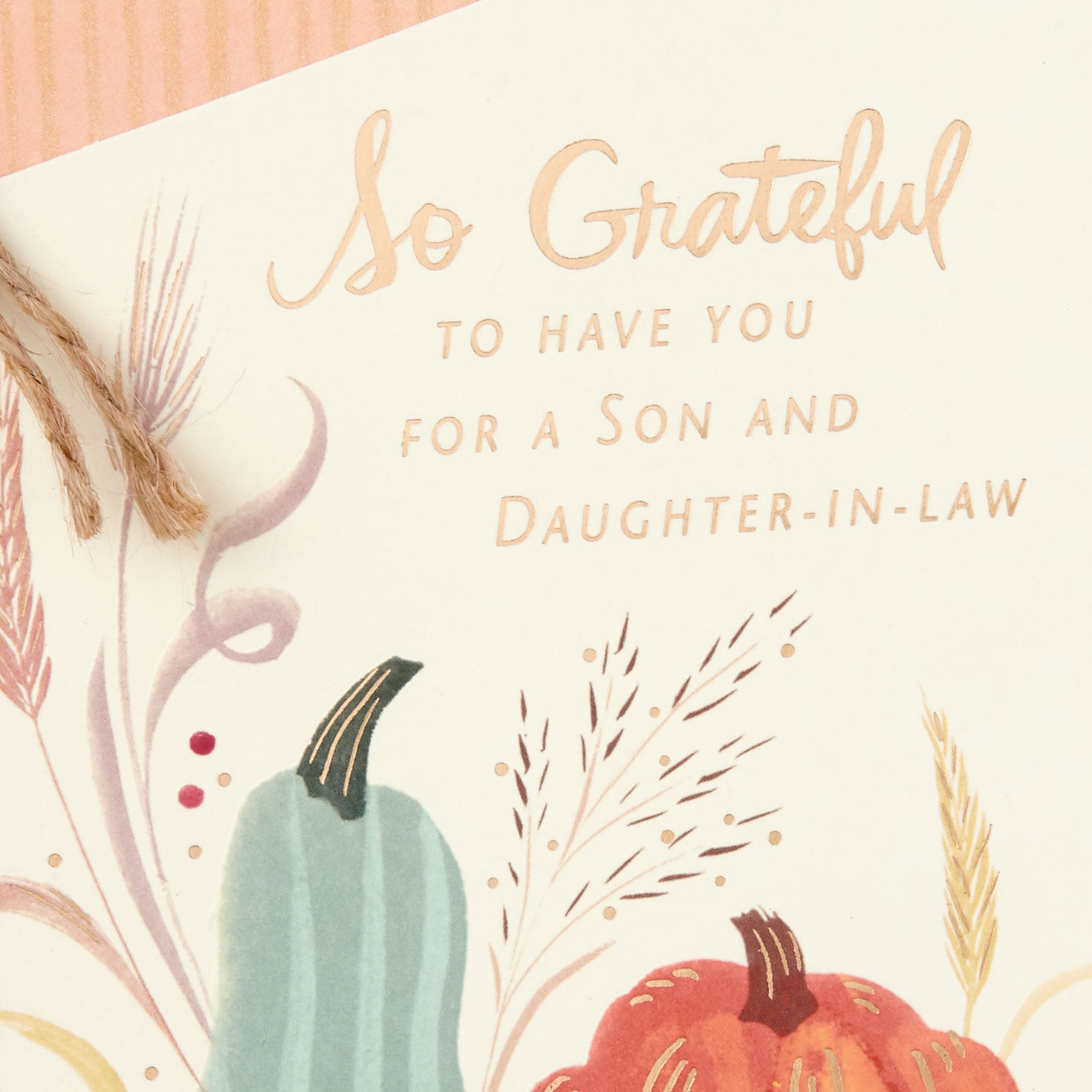 Grateful to Have You Thanksgiving Card for Son and Daughter-in-Law for only USD 4.59 | Hallmark