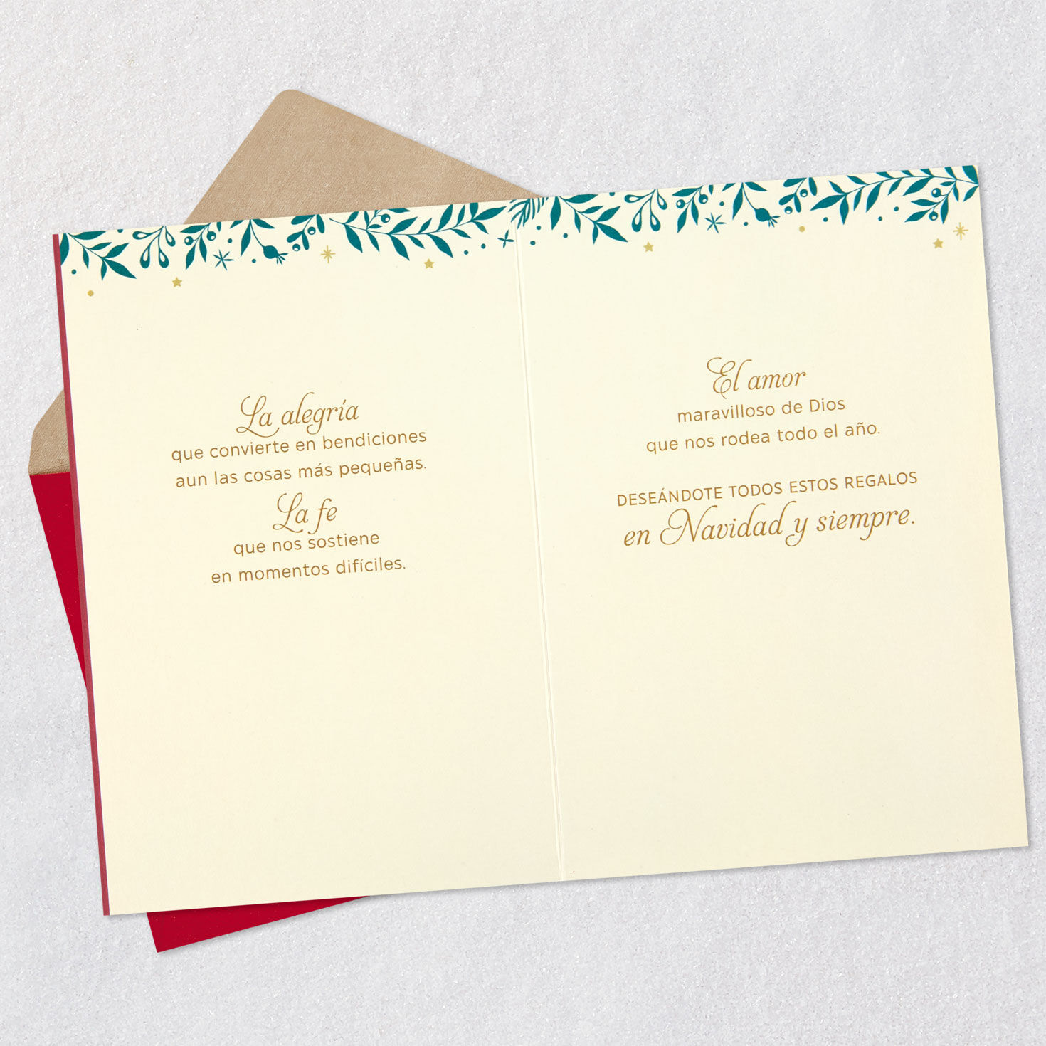 Every Good Thing Comes From God Religious Spanish-Language Christmas Card for only USD 6.59 | Hallmark