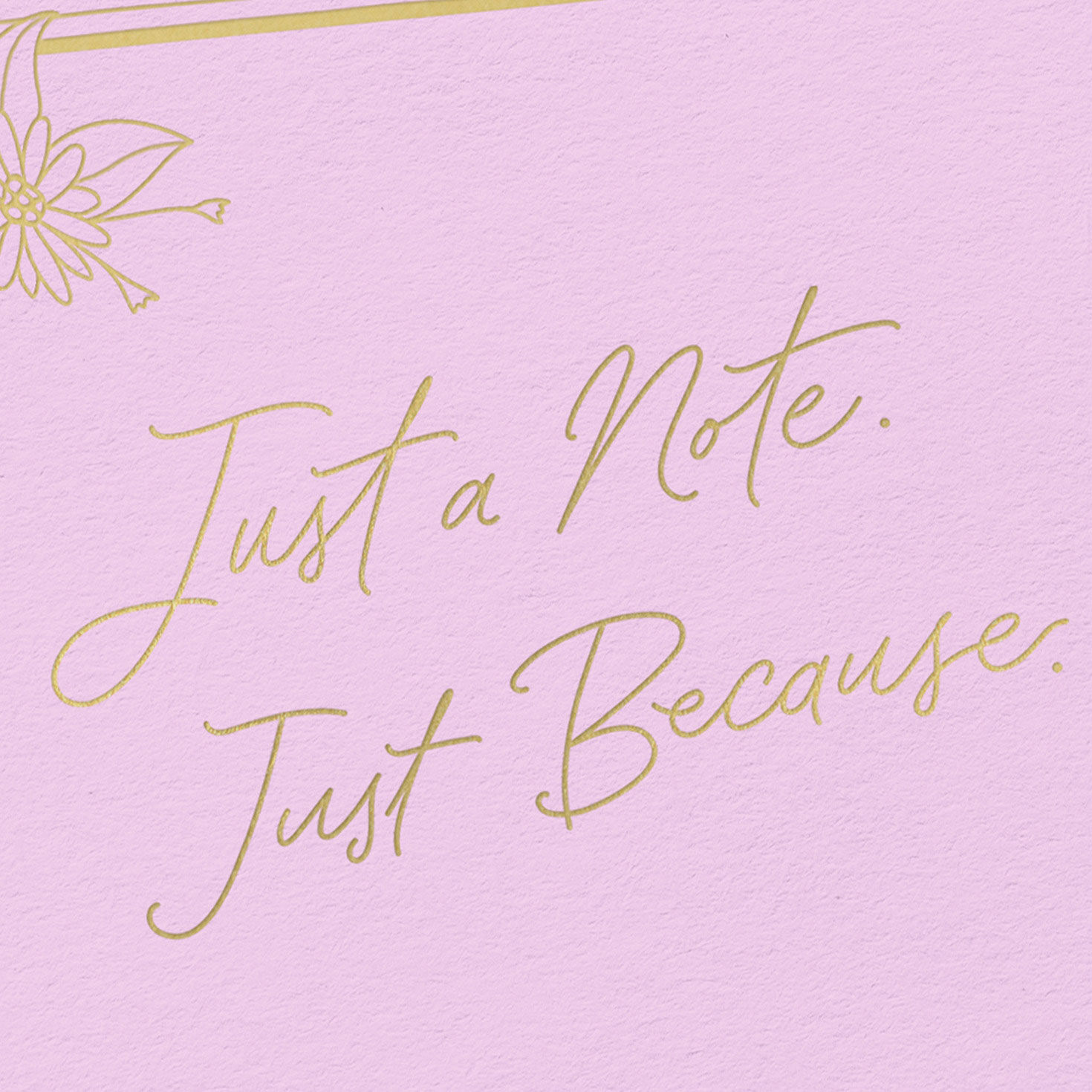 Gold Foil on Pink Blank Note Cards Pack  image number 3