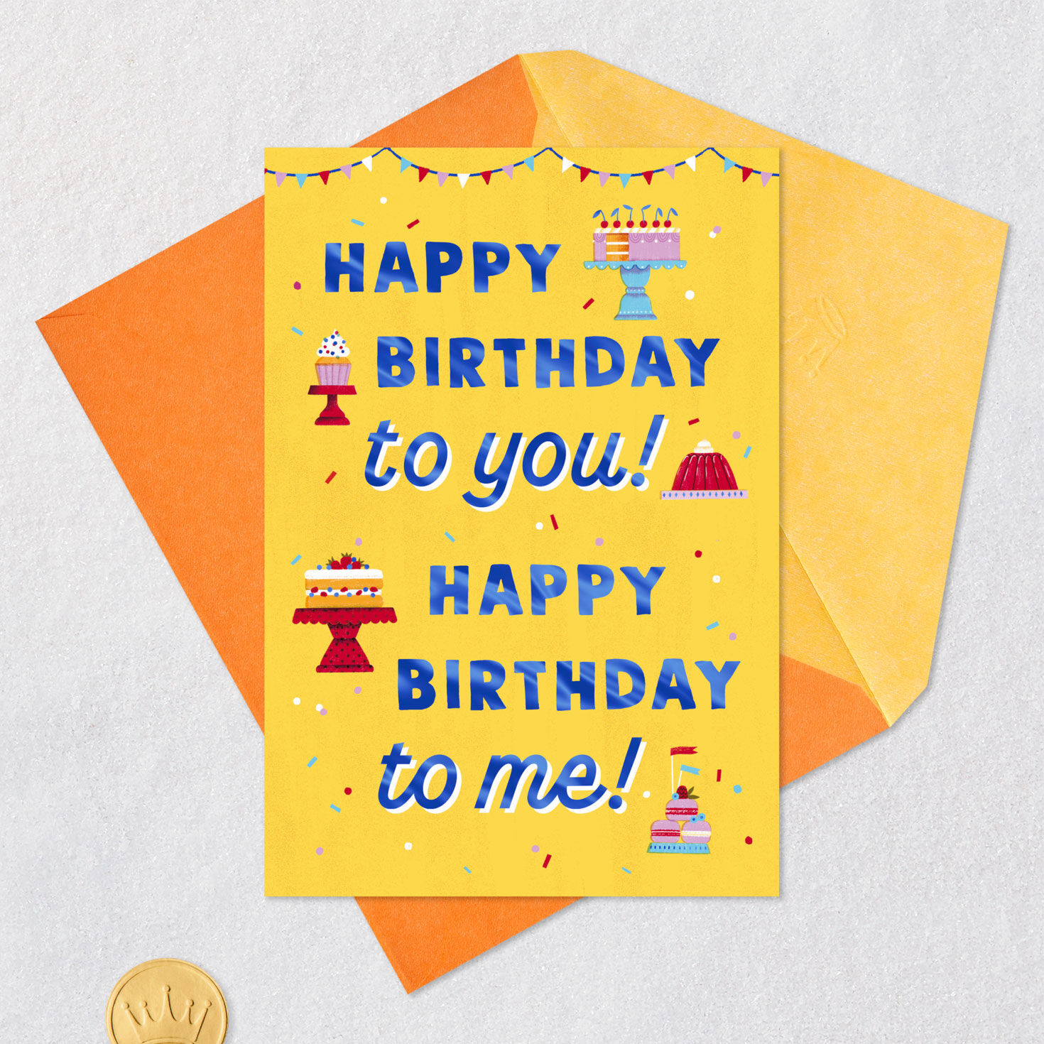 Happy Day to Us Shared Birthday Card, , large image number 5