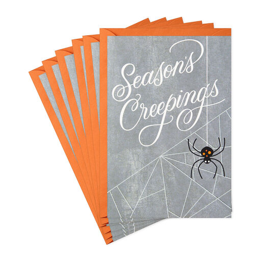 Happy Thoughts of You Halloween Note Cards, Pack of 6, 