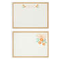 Ivory Floral Flat Note Cards in Caddy, Box of 40, , large image number 2