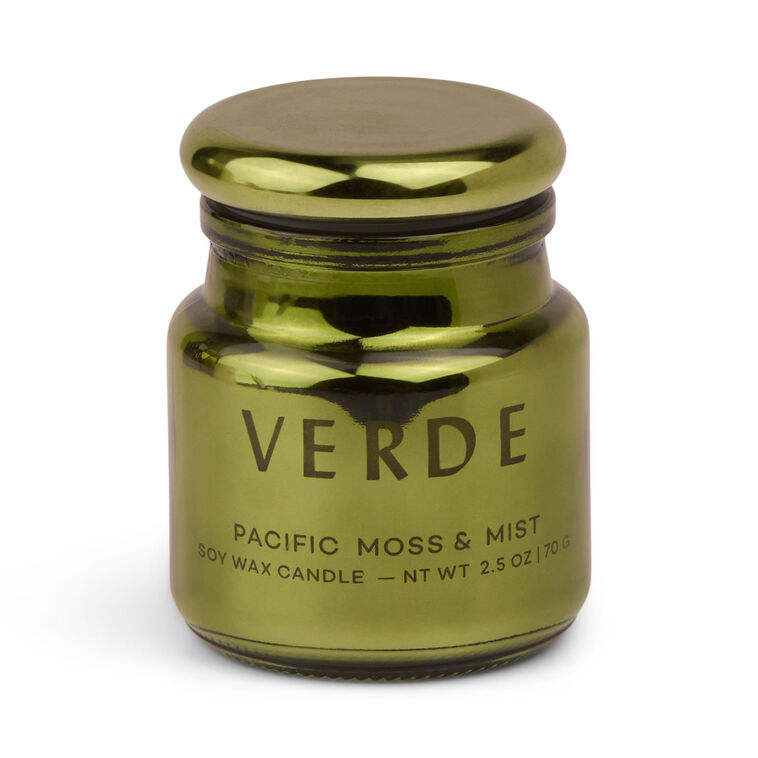 Paddywax Chroma Verde Green Metallic Glass Candle, 2.5 oz.