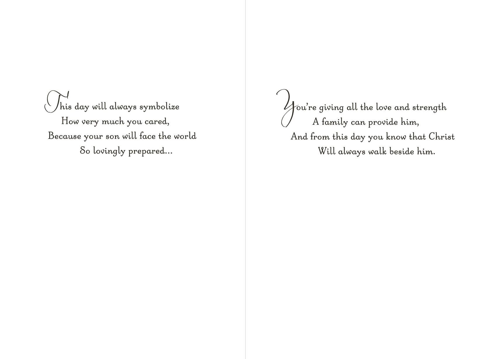 baptism card message