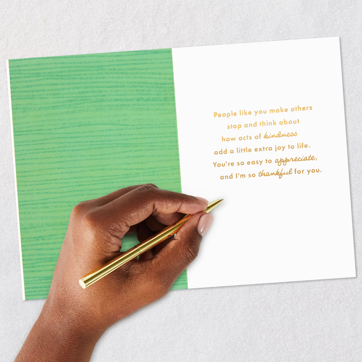 Cat in Sunny Window Thank You Card Signing card image number 6