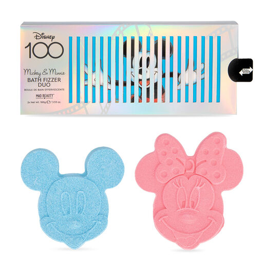 Mad Beauty Disney 100-Year Celebration Mickey and Minnie Bath Fizzers, Set of 2, 