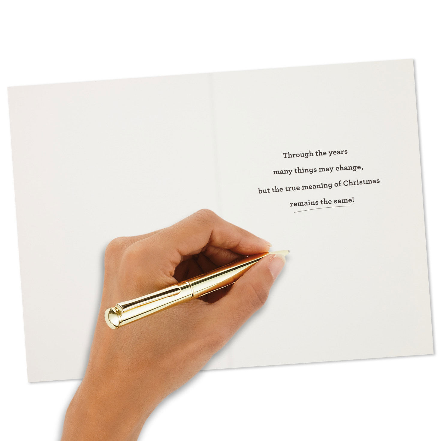 Peanuts Linus DaySpring Religious Christmas Cards Signing card image number 6