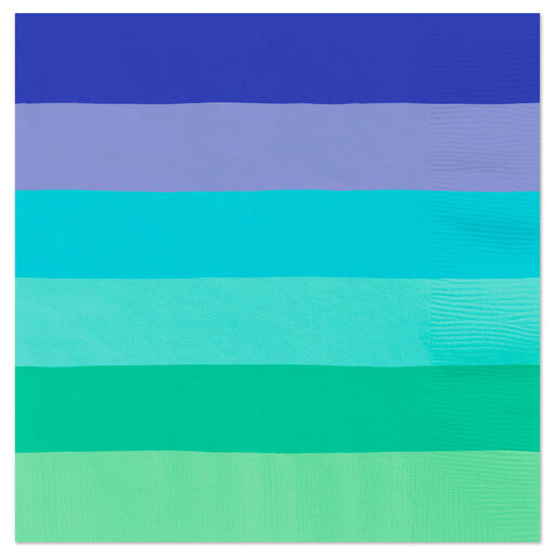 Cool Ombré Stripe Dinner Napkins, Set of 16, 