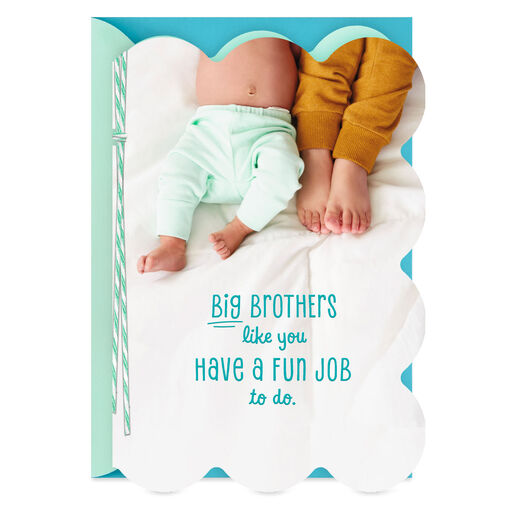 You're Going to Be a Great Big Brother New Baby Card, 