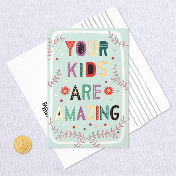 Amazing Kids, Amazing Mom Mother's Day Card, , large image number 5