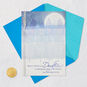 Snowy Trees in Moonlight Daughter Christmas Card Card Front with Envelope and Gold Seal image number 7