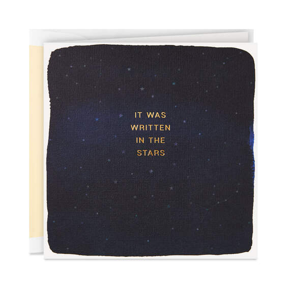 Written in the Stars Anniversary Card