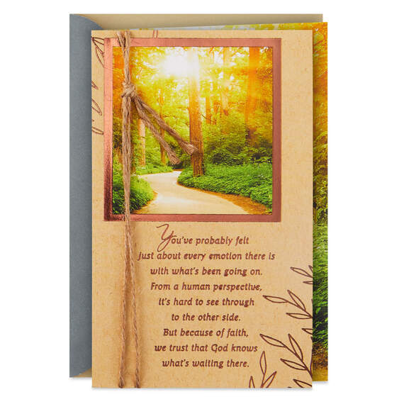 God Will Not Leave You Alone Religious Encouragement Card